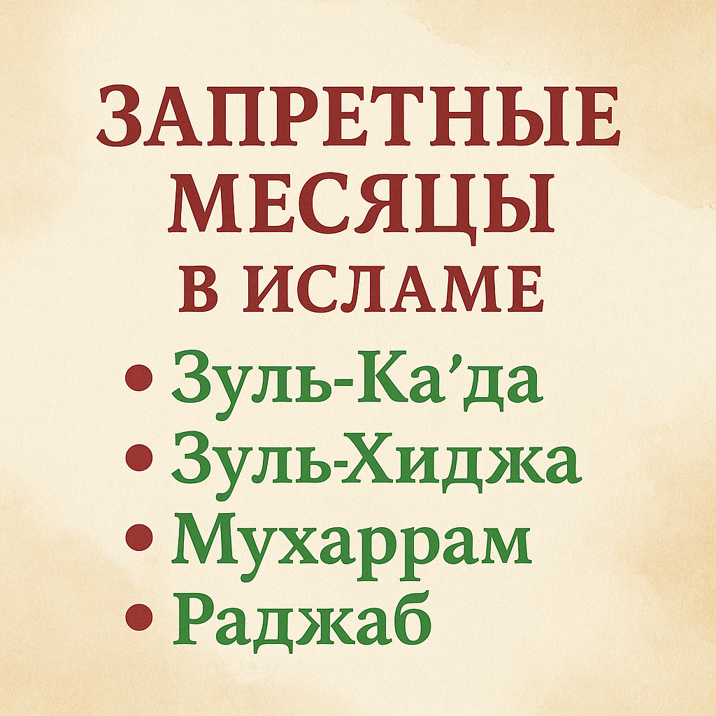 запретные месяцы